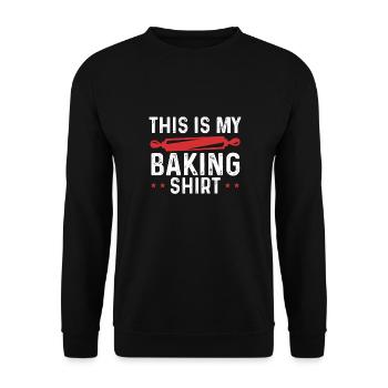 C’est ma chemise de joue préférée - Sweat-shirt Unisexe - noir - Devant - Alina (178cm) & Michal (187cm)