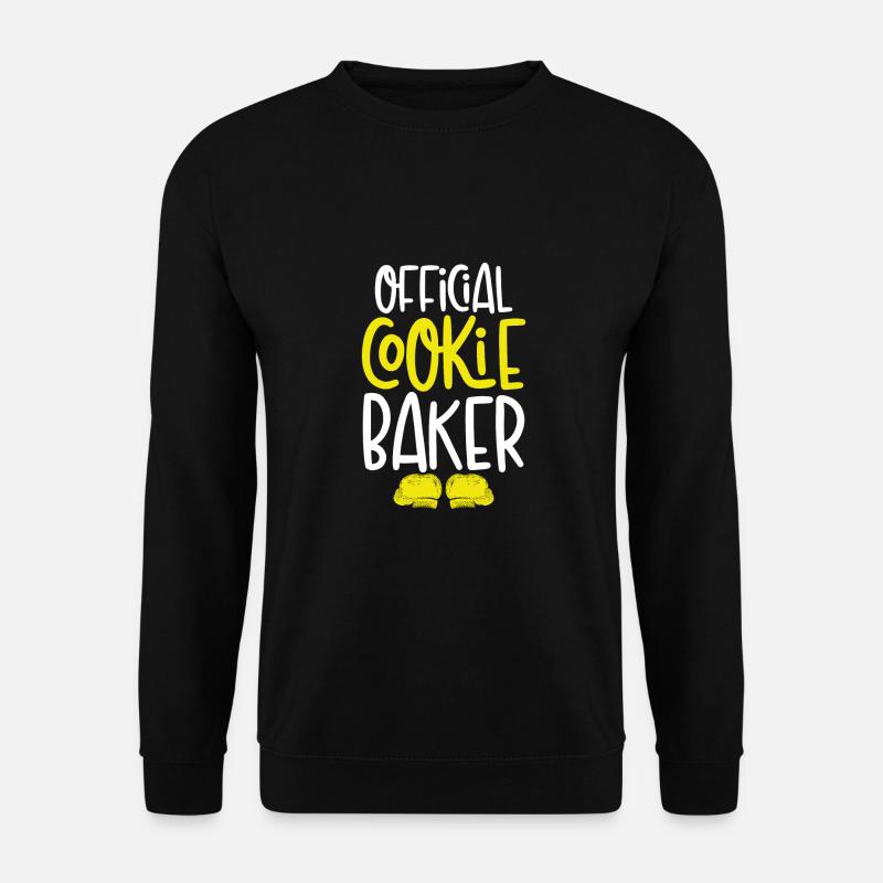 Boulanger officiel de biscuits - Sweat-shirt Unisexe - noir