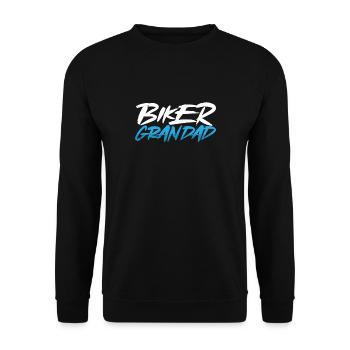 Motard opa - Sweat-shirt Unisexe - noir - Devant - Alina (178cm) & Michal (187cm)