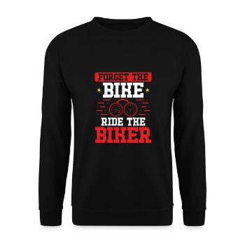 Oubliez le tour à vélo des motards - Sweat-shirt Unisexe - noir - Devant - Alina (178cm) & Michal (187cm)