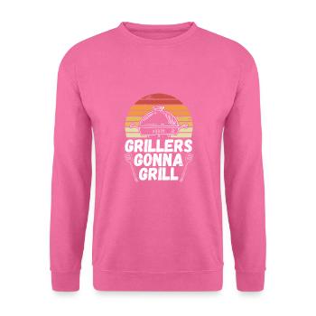 Grillers Will Grill - Unisex Sweatshirt - pink - Front