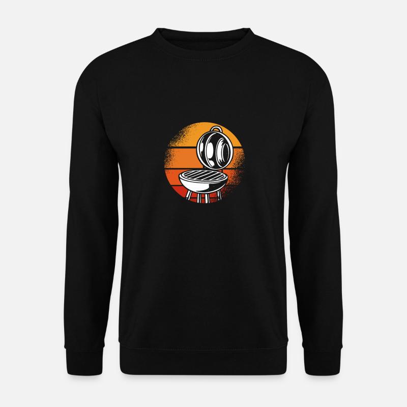 Barbecue in retro style - Unisex Sweatshirt - black