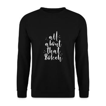Tout sur la concentration - Sweat-shirt Unisexe - noir - Devant - Alina (178cm) & Michal (187cm)