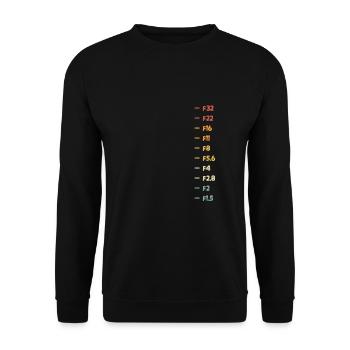 Camera - Unisex Sweatshirt - black - Front - Alina (178cm) & Michal (187cm)