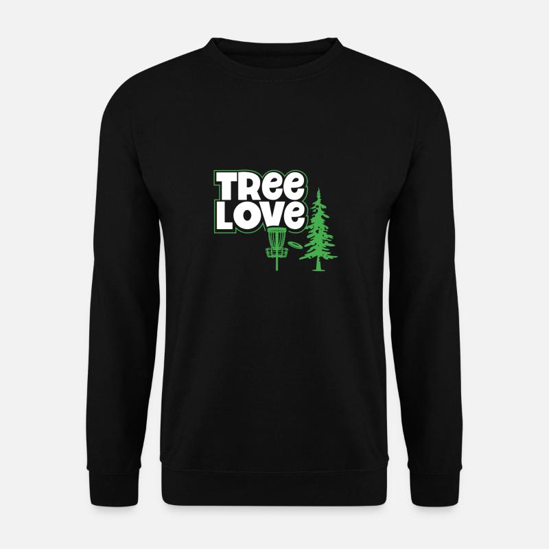 Discgolf Baumliebe - Unisex Pullover - Schwarz