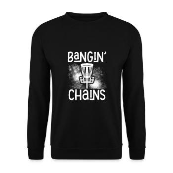Bangin Chains Catch Panier - Sweat-shirt Unisexe - noir - Devant - Alina (178cm) & Michal (187cm)