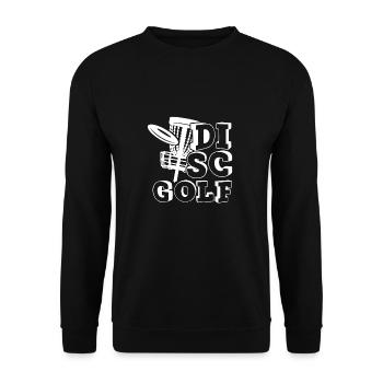 Catch basket in white - Unisex Sweatshirt - black - Front - Alina (178cm) & Michal (187cm)