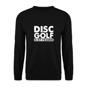 Le disc golf est ma passion - Sweat-shirt Unisexe - noir - Devant - Alina (178cm) & Michal (187cm)