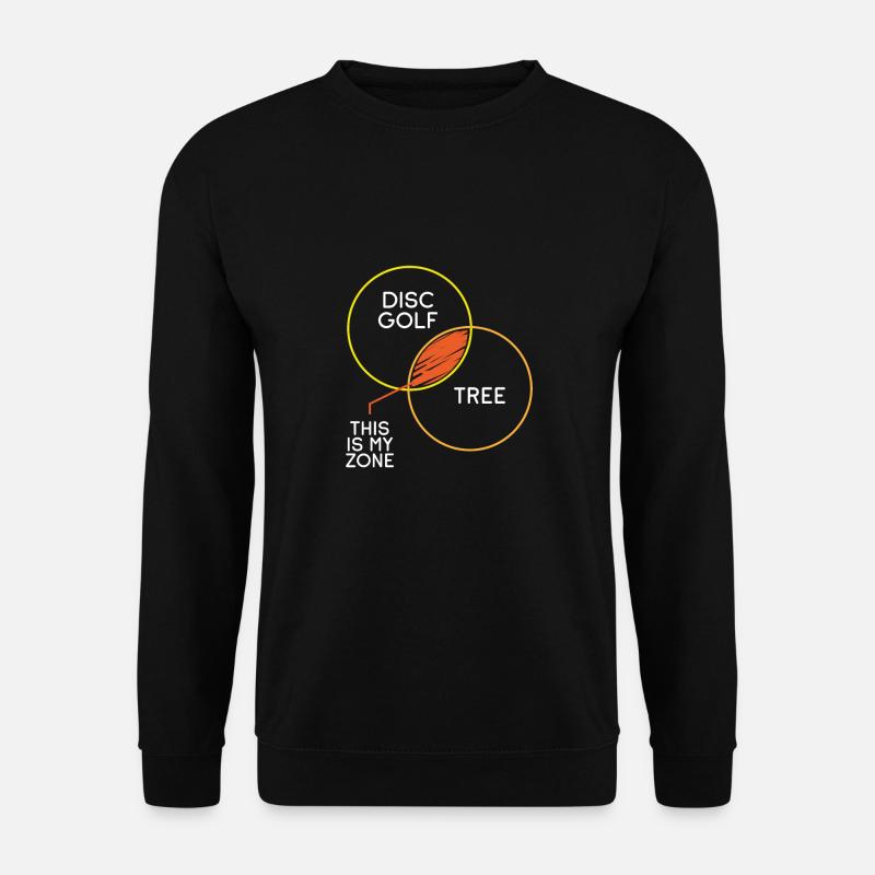 Disc Golf et Tree Zone - Sweat-shirt Unisexe - noir