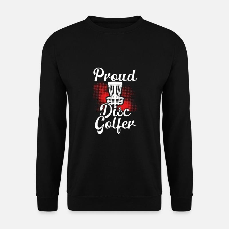 Stolzer Discgolfer - Unisex Pullover - Schwarz