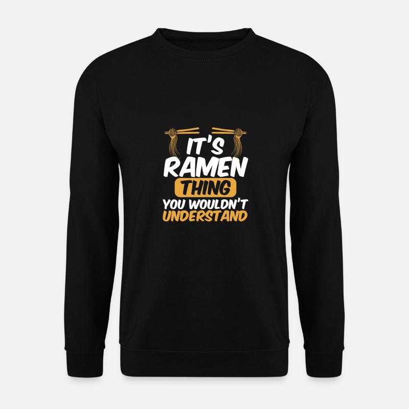 Es sind Ramen Sachen - Unisex Pullover - Schwarz