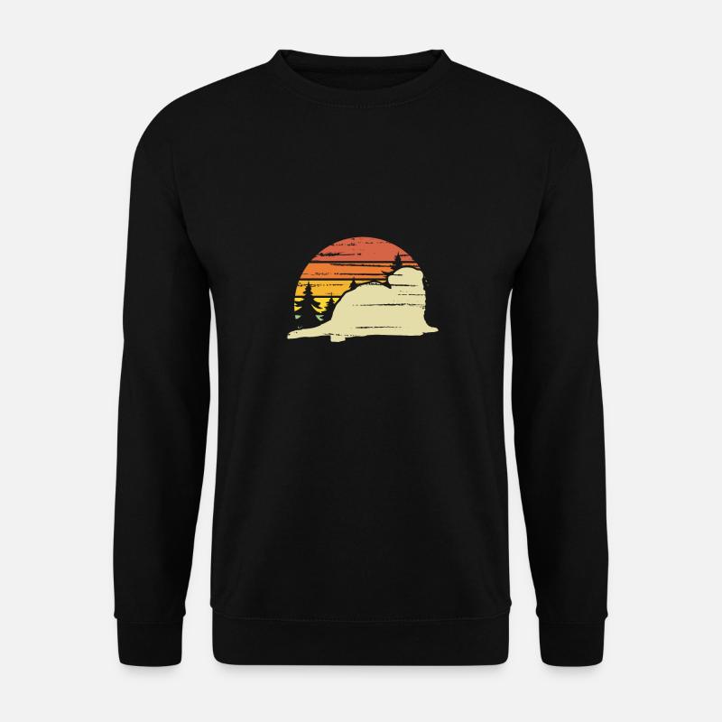 Frettchen im Wald - Unisex Pullover - Schwarz