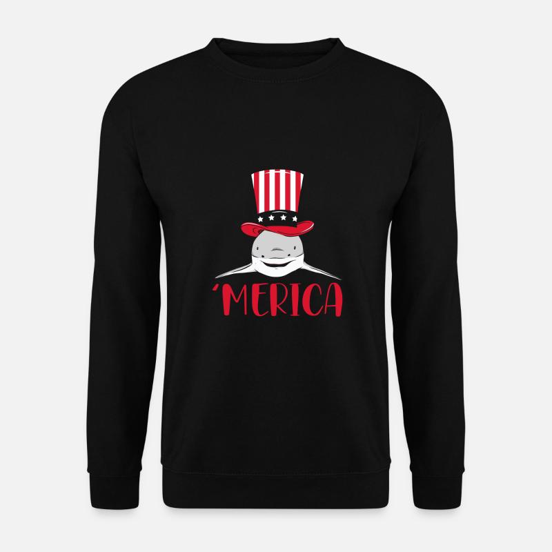 Amerika Hai - Unisex Pullover - Schwarz