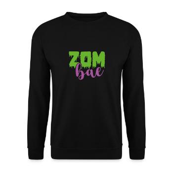 Déguisement de zombie - Sweat-shirt Unisexe - noir - Devant - Alina (178cm) & Michal (187cm)