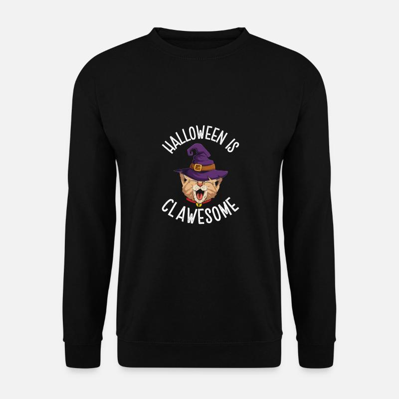Halloween is Clawesome - Unisex Sweatshirt - black