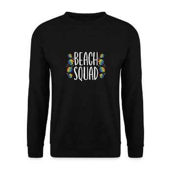 Beach troupe - Unisex Sweatshirt - black - Front - Alina (178cm) & Michal (187cm)