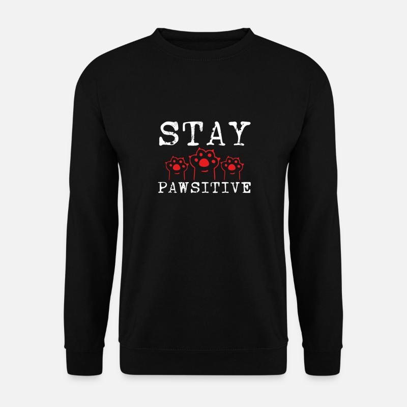 Stay paw-like - Unisex Sweatshirt - black