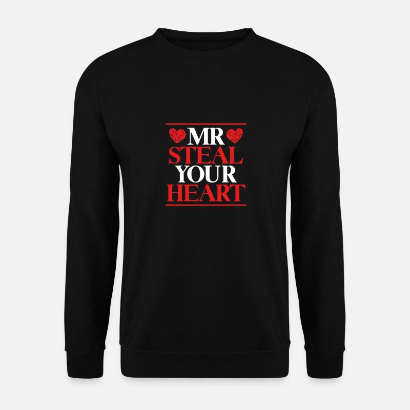 Herr, Stehle Dein Herz - Unisex Pullover - Schwarz
