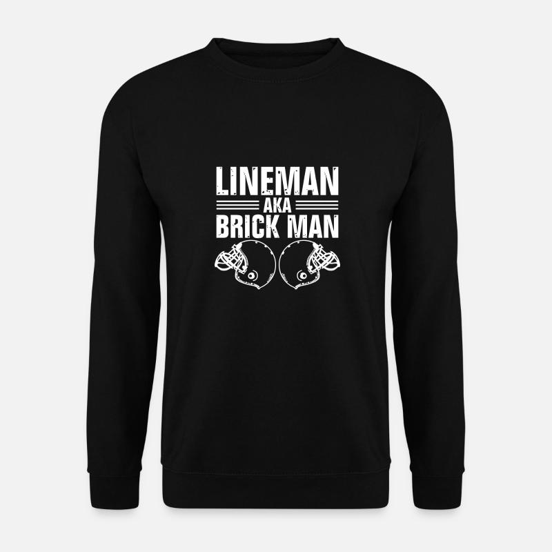 Lineman Aka Ziegelmann - Unisex Pullover - Schwarz