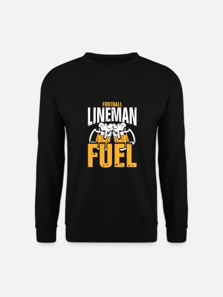 Lineman beer fuel - Unisex Sweatshirt - black