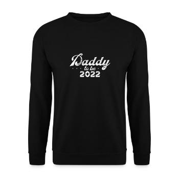 Becoming a dad in 2022 - Unisex Sweatshirt - black - Front - Alina (178cm) & Michal (187cm)