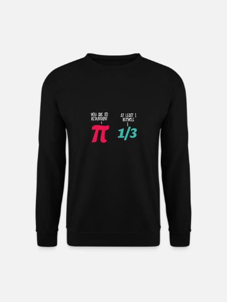 Mathe Spaß Pi - Unisex Pullover - Schwarz