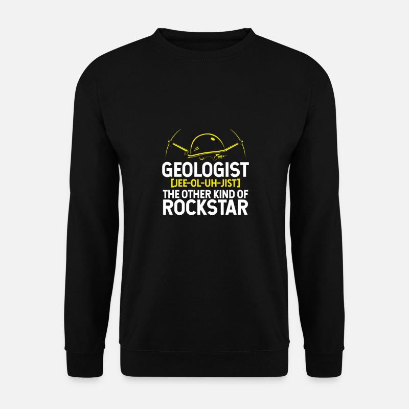 Geologe ist ein Star - Unisex Pullover - Schwarz