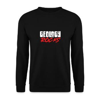 Geologist rocks - Unisex Sweatshirt - black - Front - Alina (178cm) & Michal (187cm)