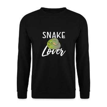 Bel amoureux des serpents - Sweat-shirt Unisexe - noir - Devant - Alina (178cm) & Michal (187cm)