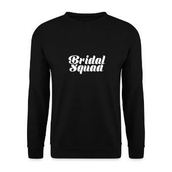 Bridal couple team - Unisex Sweatshirt - black - Front - Alina (178cm) & Michal (187cm)