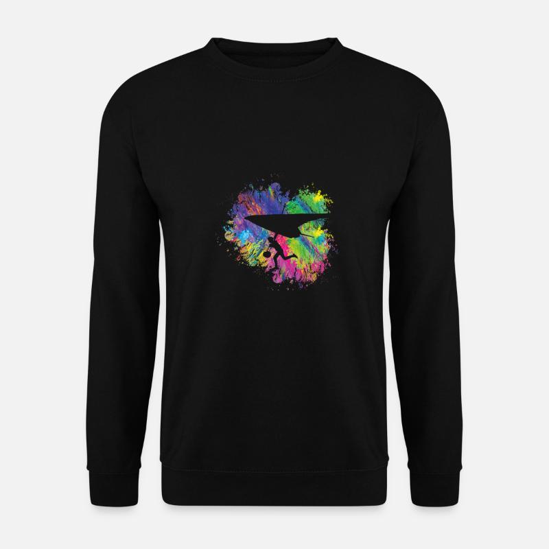 Sommer Gleitschirm - Unisex Pullover - Schwarz