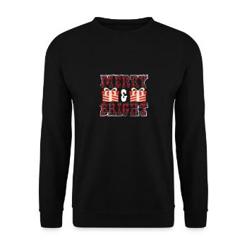 Heiter und fröhliche Geschenke40 - Unisex Pullover - Schwarz - Vorne - Alina (178cm) & Michal (187cm)