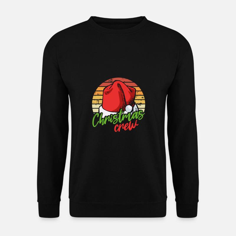 Christmas Team retro - Unisex Sweatshirt - black