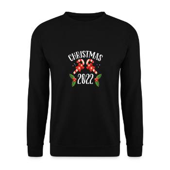 Noël 2022 - Sweat-shirt Unisexe - noir - Devant - Alina (178cm) & Michal (187cm)
