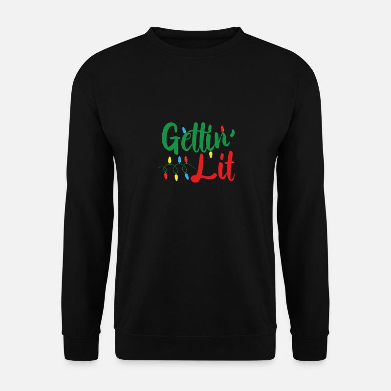 Light Christmas candles - Unisex Sweatshirt - black