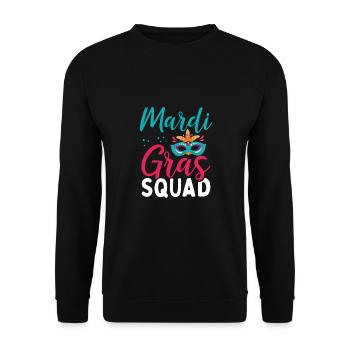 Troupe de carnaval - Sweat-shirt Unisexe - noir - Devant - Alina (178cm) & Michal (187cm)