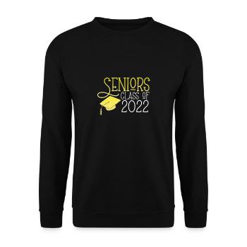 Senior Class 2022 - Unisex Sweatshirt - black - Front - Alina (178cm) & Michal (187cm)