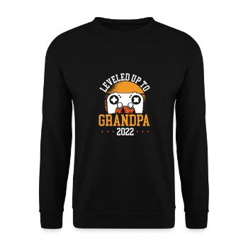 Level Bis Opa 2022 - Unisex Pullover - Schwarz - Vorne - Alina (178cm) & Michal (187cm)
