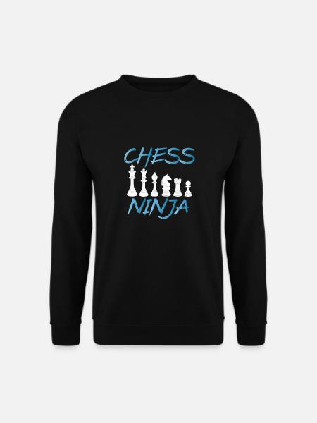 Chess Pieces Ninja - Unisex Sweatshirt - black