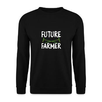 Futur agriculteur - Sweat-shirt Unisexe - noir - Devant - Alina (178cm) & Michal (187cm)