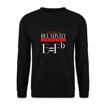 Relativity for Musicians - Unisex Sweatshirt - black - Front - Alina (178cm) & Michal (187cm)