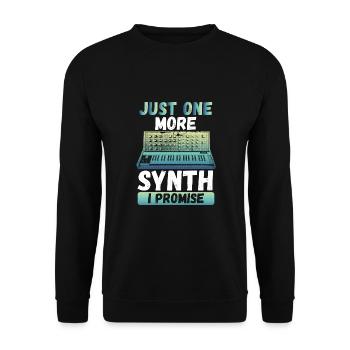 Nur Noch Ein Synthesizer - Unisex Pullover - Schwarz - Vorne - Alina (178cm) & Michal (187cm)