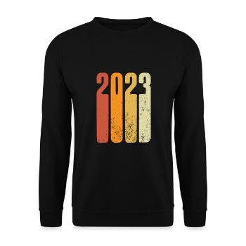 Rétro de l’année 2023 - Sweat-shirt Unisexe - noir - Devant - Alina (178cm) & Michal (187cm)