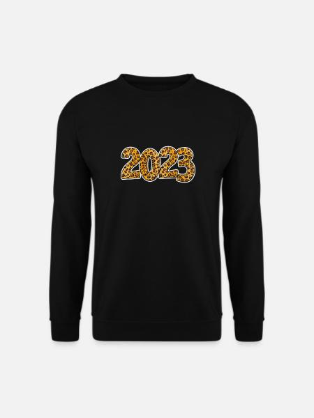 Léopard Nouvel An 2023 - Sweat-shirt Unisexe - noir