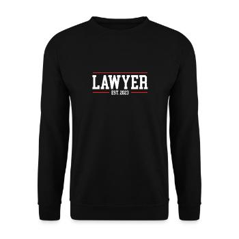 Avocat 2023 - Sweat-shirt Unisexe - noir - Devant - Alina (178cm) & Michal (187cm)