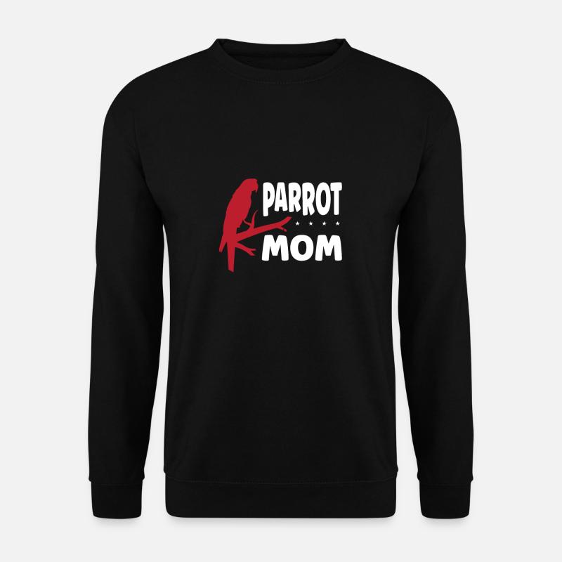 Papagei mama - Unisex Pullover - Schwarz