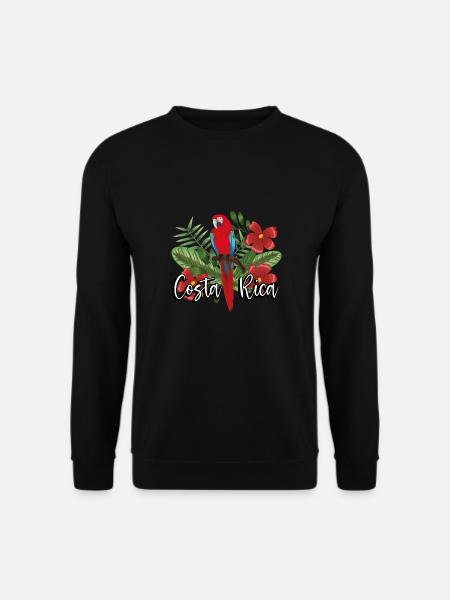 Costa rica parrot - Unisex Sweatshirt - black