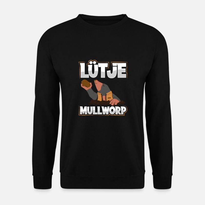Lütje Mullworp - Unisex Sweatshirt - black