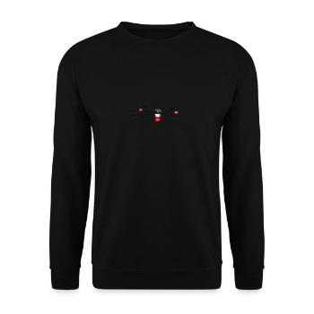 Joli visage de grain de beauté - Sweat-shirt Unisexe - noir - Devant - Alina (178cm) & Michal (187cm)