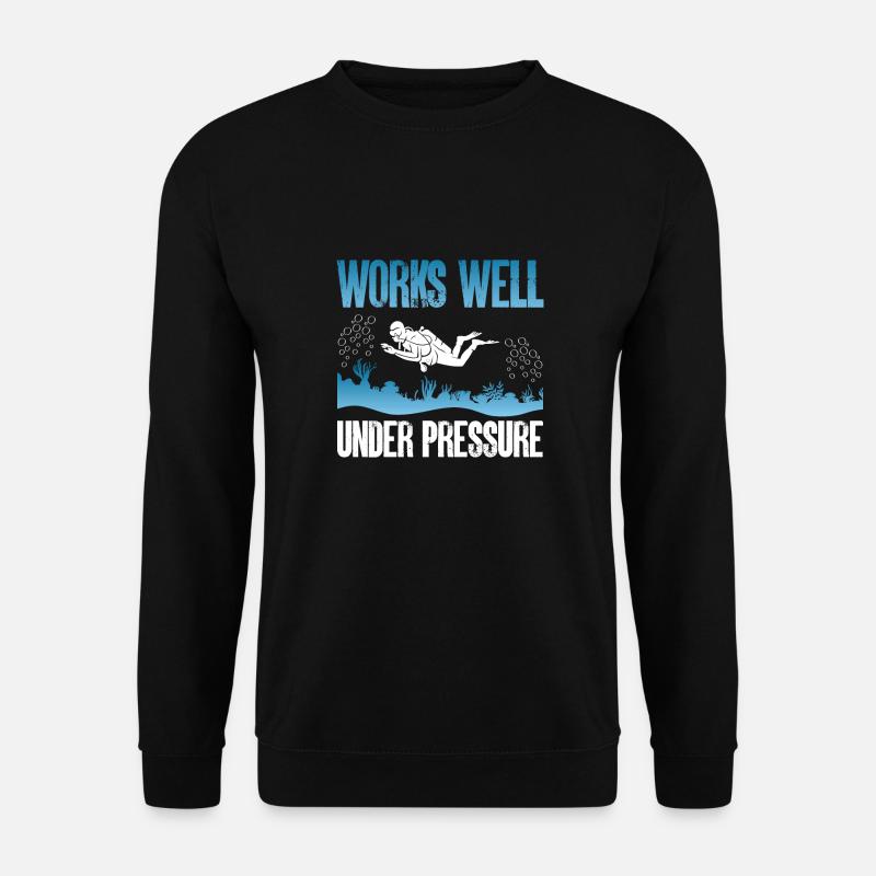 Fonctionne bien sous pression - Sweat-shirt Unisexe - noir